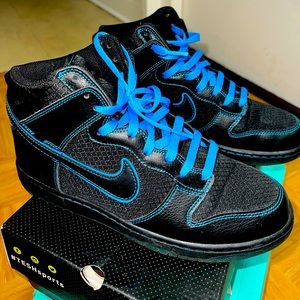 Nike Dunk High 6.0 Premium - Cobalt blue and black